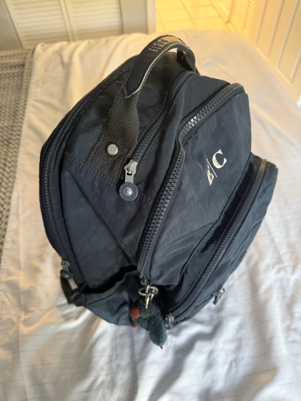 Blue Kipling Backpack - Picture 3 of 4